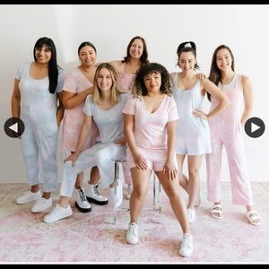 Smash & Tess Sky Tie Dye Romper